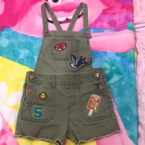 Jeans distress bottomed, overall for 5/6Y olds dungarees